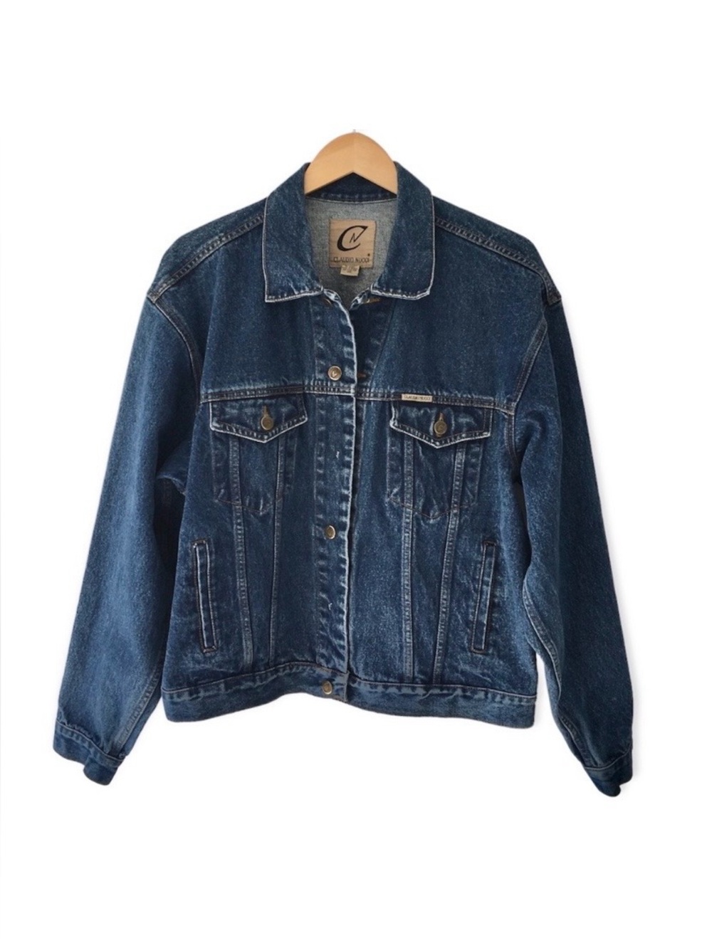Claudio Nucci Denim Trucker Jacket Sz L Unisex Classic